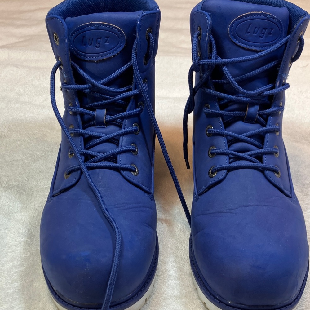 Lugz Men's Royal Blue Lace-Up Boots